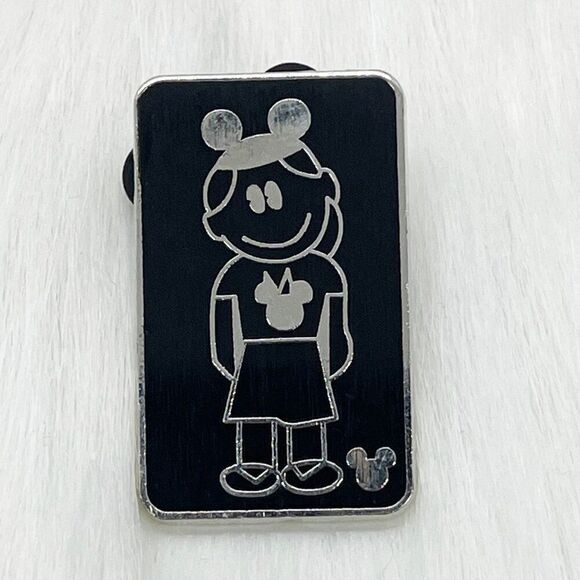🔮 5/$25‎ Disney Stick People Daughter With Mouse Ears Pin - Picture 1 of 2